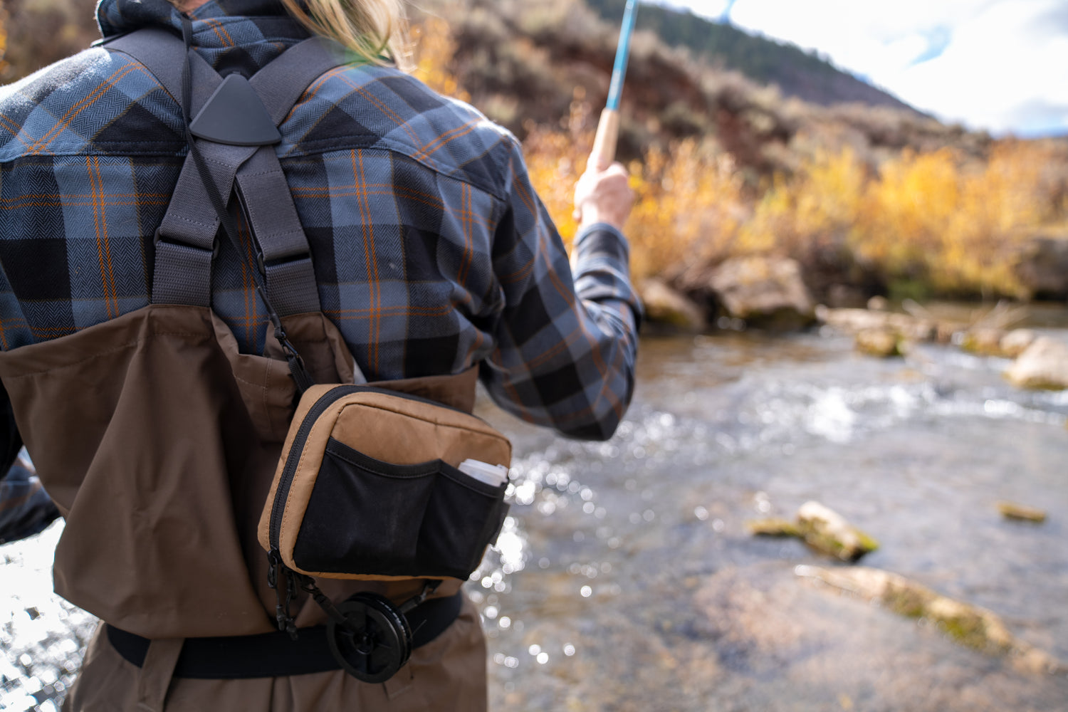 Side Channel Fishing Pouch