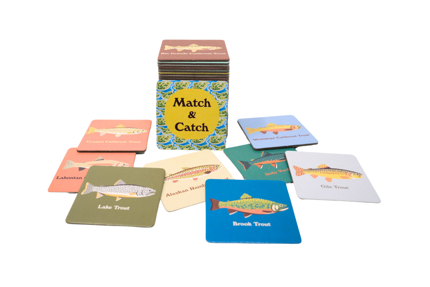 Match and Catch Native Trout Memory Game